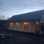 Caianu, Cluj - Montaj casă din lemn modulara, izolată, cu mansarda, Aura, 130 mp