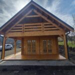 Caianu, Cluj - Montaj casă din lemn modulara, izolată, cu mansarda, Aura, 130 mp