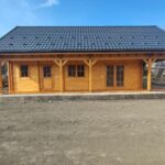 Caianu, Cluj - Montaj casă din lemn modulara, izolată, cu mansarda, Aura, 130 mp