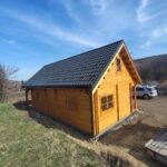 Caianu, Cluj - Montaj casă din lemn modulara, izolată, cu mansarda, Aura, 130 mp