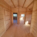 Brasov - Casă din lemn, izolată, modulară, rezidențială, 75 mp, 3 camere, baie și verandă