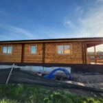 Brasov - Casă din lemn, izolată, modulară, rezidențială, 75 mp, 3 camere, baie și verandă