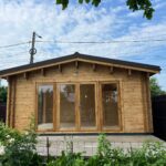Teleorman - montaj căsuță de grădină din lemn la cheie, modulară, izolata MIA, 30mp