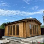 Teleorman - montaj căsuță de grădină din lemn la cheie, modulară, izolata MIA, 30mp
