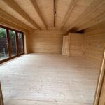Teleorman - montaj căsuță de grădină din lemn la cheie, modulară, izolata MIA, 30mp