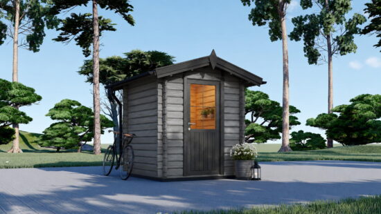 Casa modulara din lemn pin nordic la cheie prefabricata